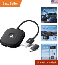 2025 Wireless Android Auto Dongle - Fast Connection and Complete Functionality