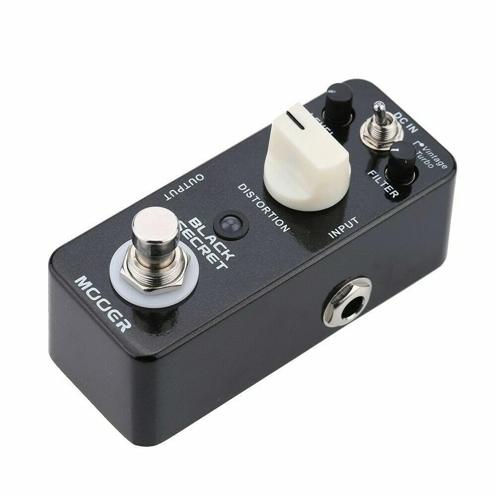 Mooer Black Secret Distortion Guitar Effect Pedal Vintage / Turbo