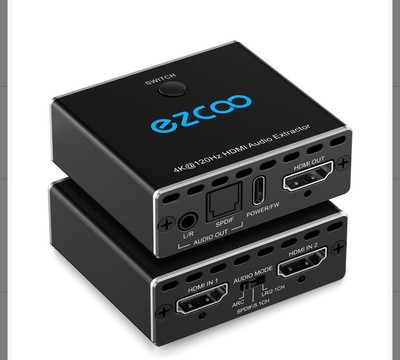 HDMI2.1 Audio Extractor 4K@120Hz D-o-l-b-y Atmos ARC CEC VRR ALLM EDID HDCP2....