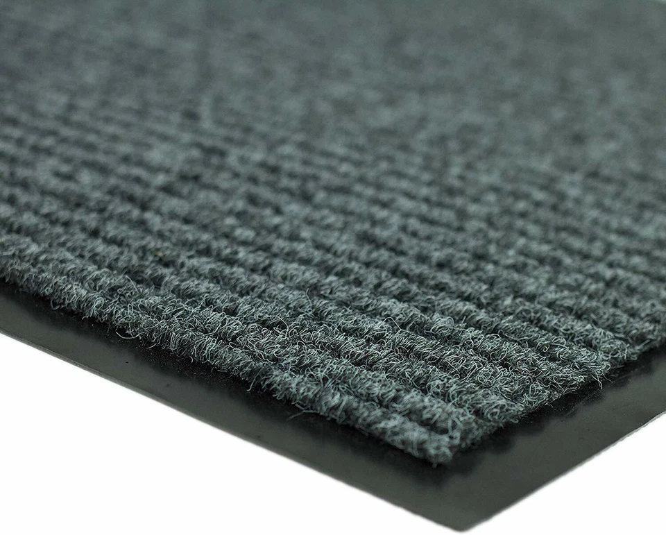 Полосатые напольные коврики для помещений и улицы упаковка 2 шт. приветственные коврики противоскользящие 2 фута x 3 фута - Изображение 3 из 4