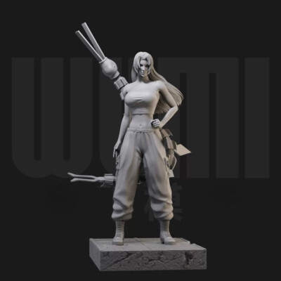 Tsukumo Yuki 1/24 1/18 3D print figure Model Kit Unpainted