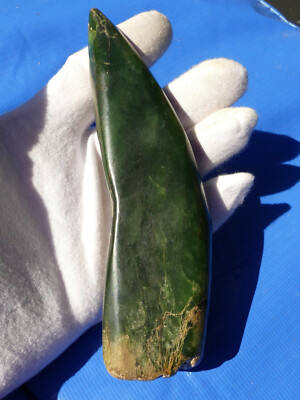 X-RARE Chinese Jade 5.68  Dragon Tooth/Fang! Neolithic Jade Dragon Offering