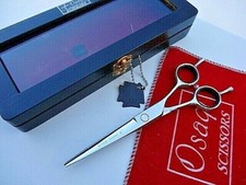 MONEY BACK Warranty 6" Hairdressing scissors VIP COBALT FLAT ADJUSTABLE SCREW