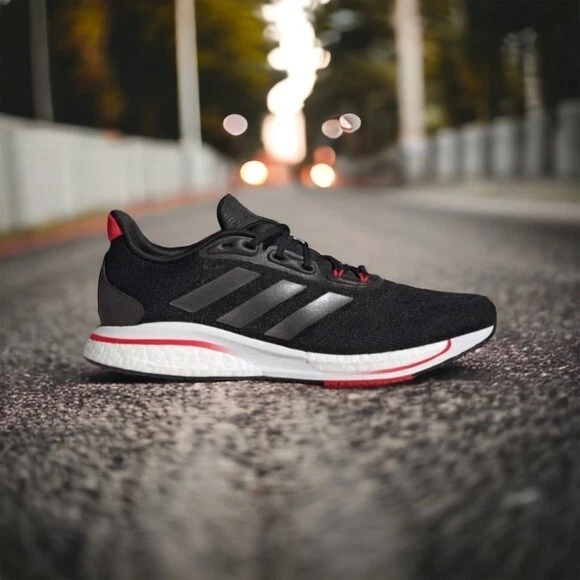 paz Absorber yo lavo mi ropa adidas Supernova Boost Running Shoes Size 13 Black Red Silver GW9107  Ultraboost | eBay