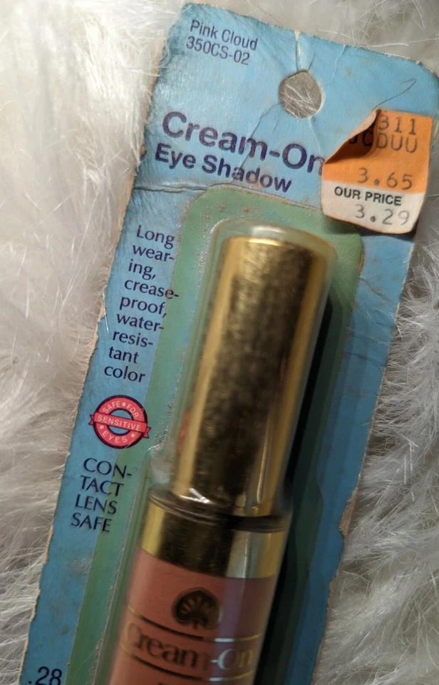 Sombra de Olhos Vintage 1980 NOS MAYBELLINE Creme-On PINK CLOUD DEADSTOCK Nova - Imagem 3 de 4