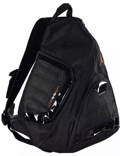 Nike Air Jordan Sling Backpack LapTop Storage School Gym Bag Black 9A1113 023 | eBay