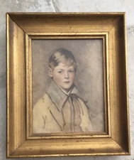 Vintage C & A Richards Boston  Framed Print "Peter"