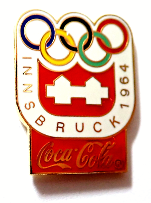 1964 INNSBRUCK AUSTRIA COKE COCA COLA WINTER OLYMPIC GAMES PIN