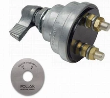 Pollak 51-902 51-302 Battery Disconnect Switch 3 Year Warranty w/ ON OFF Plate 