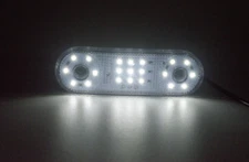 21 LED Car Side Marker Clearance Light Amber/Red Waterproof For RV Truck Trailer