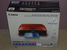 New Sealed Canon Pixma MG7520 Inkjet Printer Copy Scan Print  Red