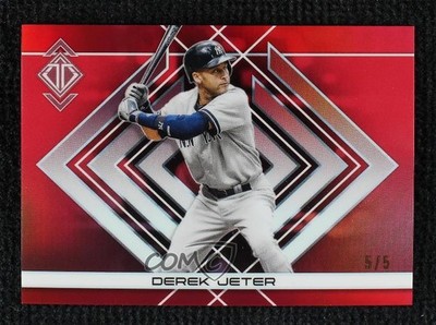 2025 Transcendent Collection Image Variation Red Refractor 5/5 Derek Jeter 1d59