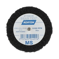10 x Norton Meule à lamelles pour ponçage avec tige 80x50x6 F4300 80x50x6 MED S