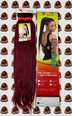 X-Pression Ultra Braid Kanekalon Zopfverlängerung 46'' 160g vorgedehnt 2x 15pack