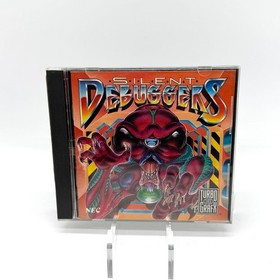 Silent Debuggers TurboGrafx 16 CIB Complete w/ Styrofoam Cartridge 1991 Data Eas