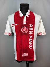 AJAX 1997 1998 HOME SHIRT FOOTBALL SOCCER JERSEY UMBRO MENS SIZE L