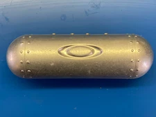 Oakley Aluminum Metal Vault Sunglasses Glasses Case Pill Torpedo Box 7" long