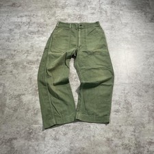 US Army OG-107 60s Real Vintage Military Pants Waist 38cm Inseam 65cm
