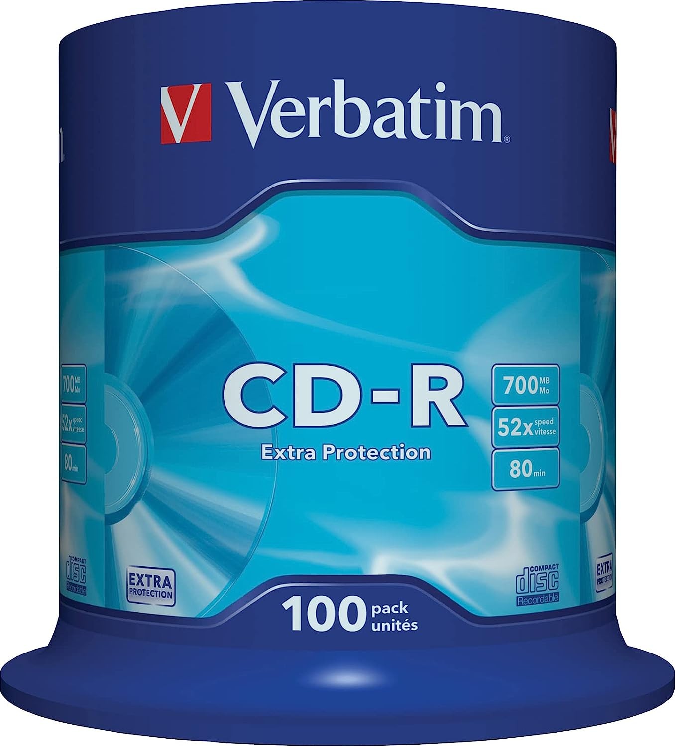 CD-R Verbatim 700Mo contre perte de donnees informatique et panne de disque dur cloud