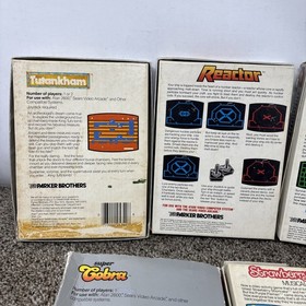 Atari 2600 Parker Brothers Game Lot CIB Lot Of 5