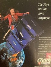 Crate Amplifiers, Full Page Vintage Print Ad