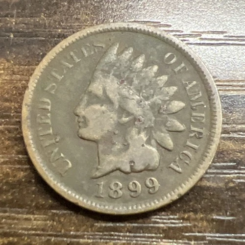 1899 Indian Head Penny Cent. Actual Coin. Shop Your Indian Heads Here