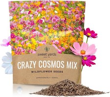 Cosmos Seeds Wildflower Mixture - Bulk 1 Ounce Packet - Over 5,000 Seeds - Pink, 382.08 per gallon