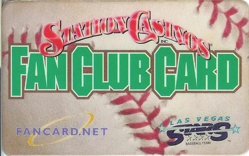 Station Casinos - Las Vegas, NV - Fan Club Card with barcode