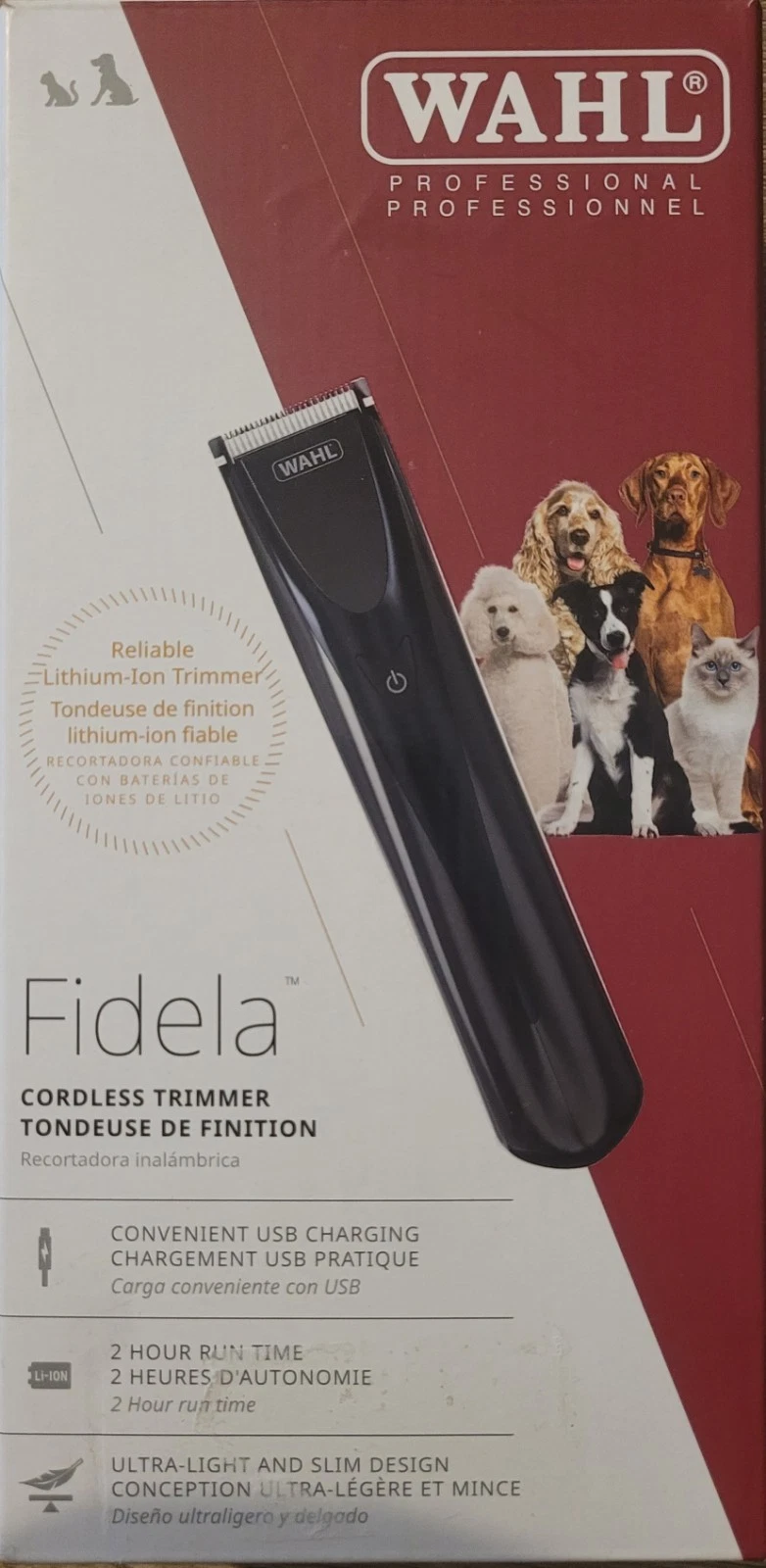 Wahl Pro Animal Fidela Trimmer - Cordless Dog & Cat Hair Trimmer - 3 Guide Combs
Opens in a new wind