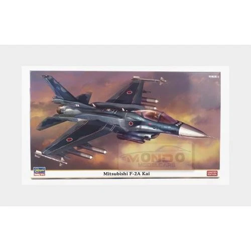 1:72 HASEGAWA Mitsubishi F-2A Kai Airplane Military 1995 Kit HA02390 - Immagine 2 di 2
