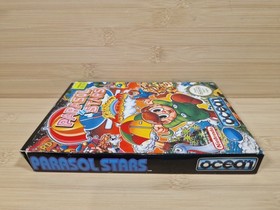 Sistema de entretenimiento Parasol Stars: Rainbow Island II NES Nintendo en caja