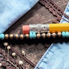 19" NAVAJO Pearl Desert Turquoise Southwest Native Squash Beads Western Necklace — photo 5