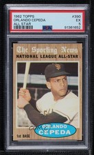 1962 Topps All-Star Orlando Cepeda #390 PSA 5 HOF 07qw