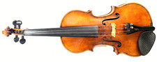 Solid Back Maple Markneukirchen Violin Signature maker 1936 W/case made Germany