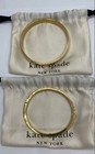 Kate Spade Gold Tone Bangle & Hinged Bracelet Jewelry Bundle 2pcs. 57.9g — photo 1