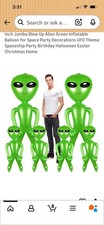 6 Pack 63 Inch Giant Inflatable Alien 31.5 Inch 2 Pack Large and 4 Pack Small