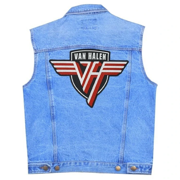 Death Band Logo Large Embroidered Sew-On Back Patch for Jacket Vest