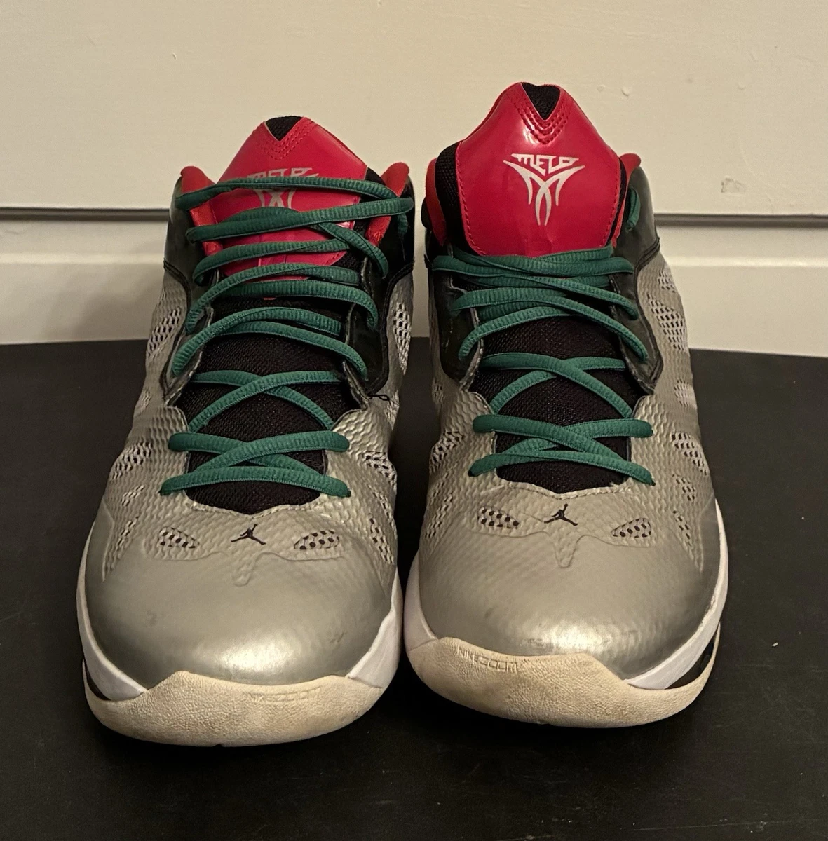 Jordan Melo M8 Advance Metallic Silver Black for Sale