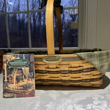 Longaberger Traditions Collection 1988 Hospitality Basket Liner Protector Grip