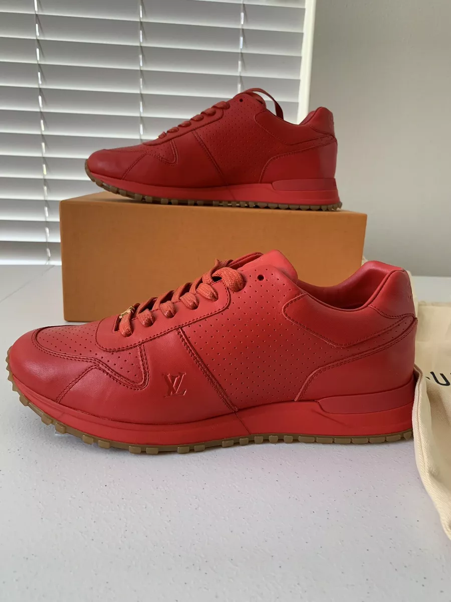 SUPREME X LOUIS VUITTON RunAway Shoes RED 100% AUTHENTIC 9.5 US 8UK