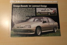 02277) Opel Omega A Lexmaul Prospekt 198?