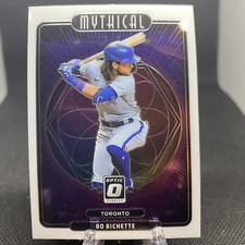 Bo Bichette 2021 Panini Donruss Optic Baseball MYTHICAL Card 💎 Blue Jays