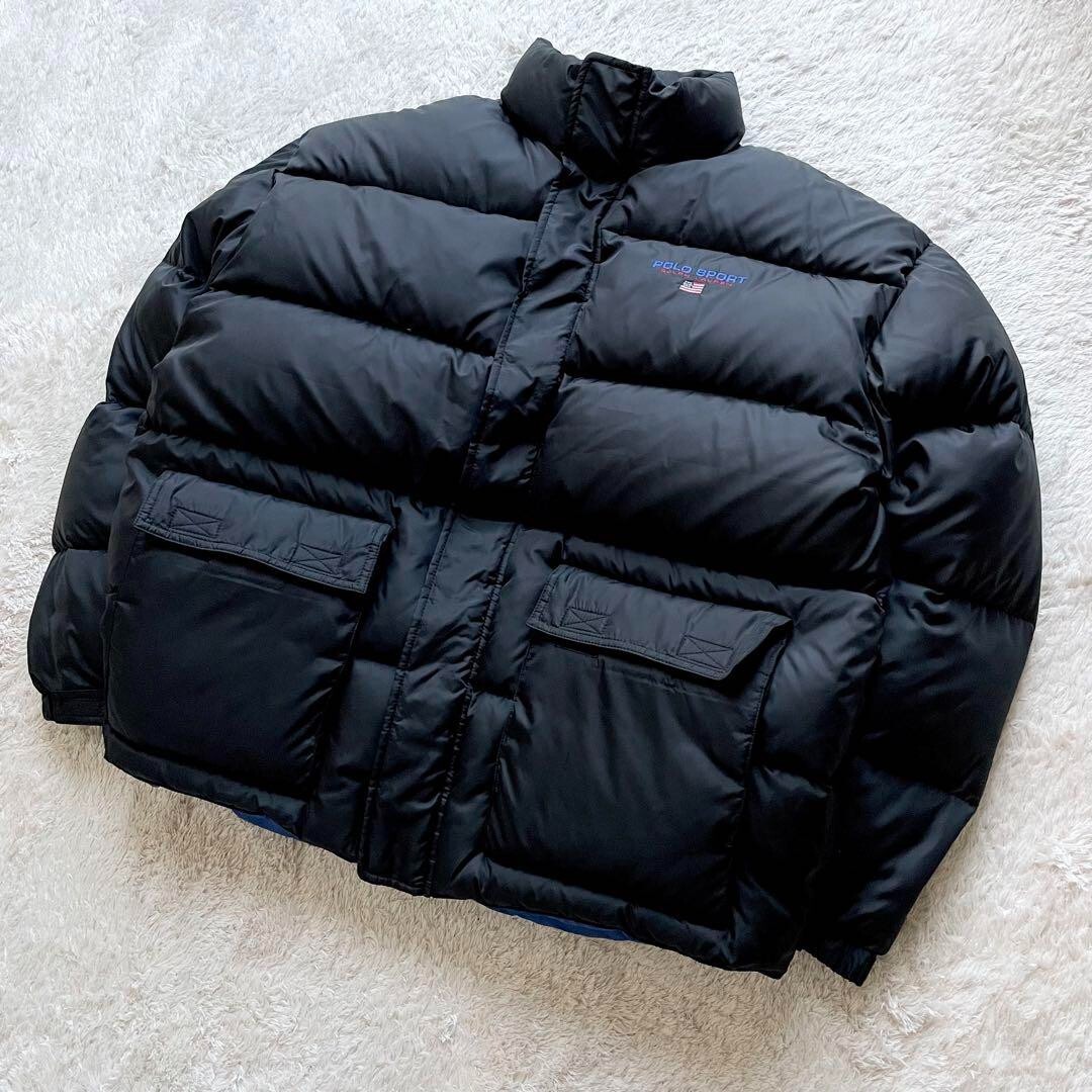 ジャケット・アウター 90s Polo by Ralph Lauren logo down vest Vintage Polo Ralph Lauren Puffer Vest Hooded Jacket Logo 00s | eBay