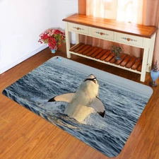 3D Ocean Shark Fishing NBC1453 Game Rug Mat Elegant Photo Carpet Mat Fay 2023
