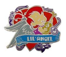 LIL' ANGEL TEXT Vintage Rare Collectible GTO Design Halloween Costume MUSIC LOVE