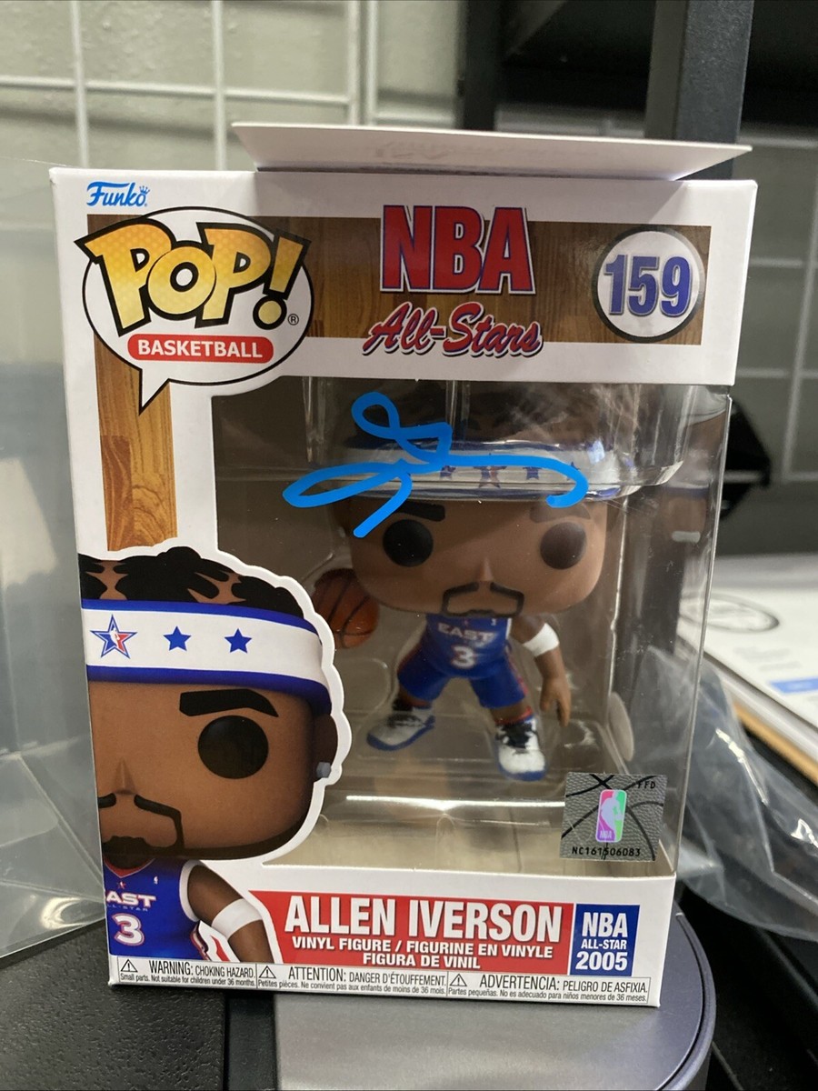 Allen Iverson autographed signed funko pop #159 All-Star