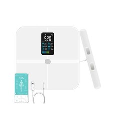 8 Electrode Smart Body Fat Scale, Scales for Body Weight and Fat, Large Displ...