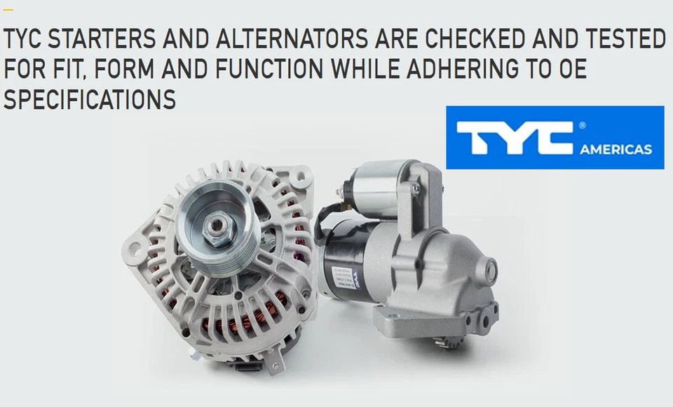 TYC Starter Motor for 2013-2018 Acura RDX 3.5L V6 - Image 2 of 4