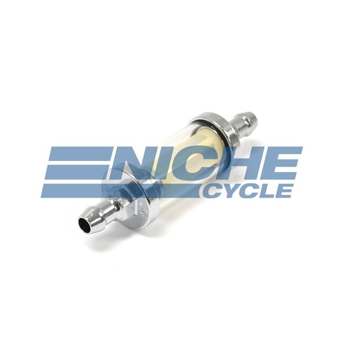 V-factor Universal In-line Fuel Filter For 1/4", 5/16" &amp; 3/8" Fuel Line