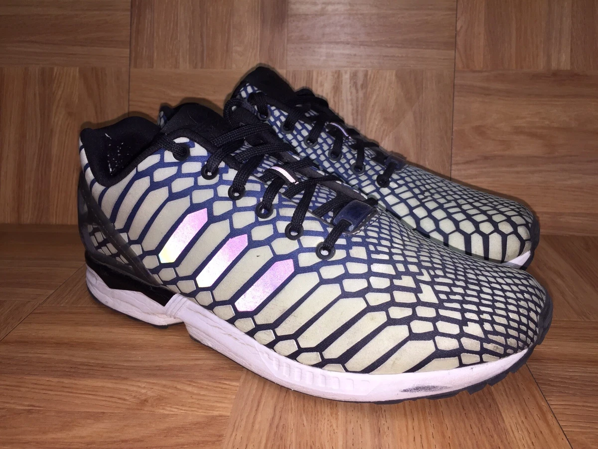 RARE🔥 Adidas Originals ZX XENO 3M Reflective Silver Snake 10.5 Men&#039;s | eBay